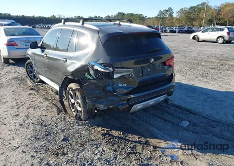 2021 BMW X3 xDrive30I из США, поврежденный, VIN 5UXTY5C05M9F93923